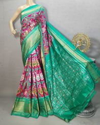 PURRKBIP5Y09DECD40- Kanchi border Ikat silk saree