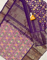 PGMRKBRS5Y06FSDC11- Kanchi border Ikat silk saree