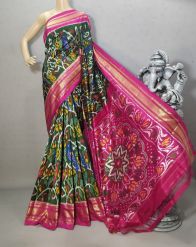 PURRKBIP5Y09DECD44- Kanchi border Ikat silk saree