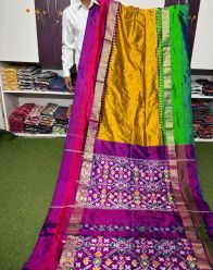 PSRGIDSS5A05TZDD23- Ikat silk saree