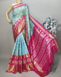 PRIHIDSS5A06NCDD09- Ikat silk saree