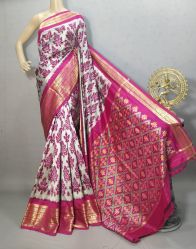 PURRKBIP5Y09DECD33- Kanchi border Ikat silk saree