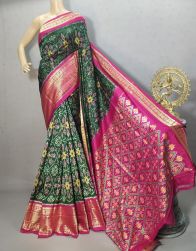 PURRKBIP5Y09DECD38- Kanchi border Ikat silk saree