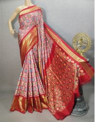 PURRKBIP5Y09DECD42- Kanchi border Ikat silk saree