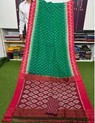 PSRGICTS5Y11INDC39- Ikat cotton saree
