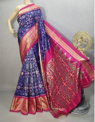 PURRKBIP5Y09DECD34- Kanchi border Ikat silk saree