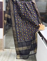 PSRGISDP5Y08ZNCD11- Ikat Silk dupatta