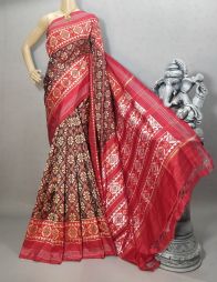 PRIHIDSS5A09BTCD20- Ikat silk saree