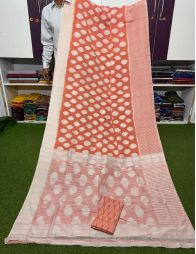 PSRGICTS5A30INCD28- Ikat cotton saree