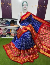 PSRGIDSS5Y20BBCC18- Ikat silk saree