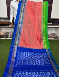 PSRGILWS5Y06XZDC10- light weight Ikat silk saree