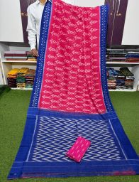 PSRGICTS5Y11INDC10- Ikat cotton saree