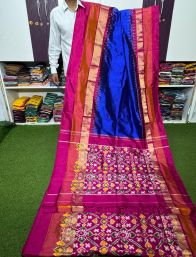 PSRGIDSS5Y03TZDD13- Ikat silk saree
