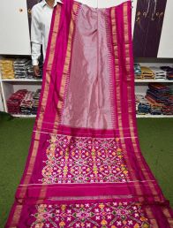 PSRGIDSS5A05TZDD09- Ikat silk saree