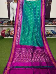 PGMRILWS5A07XZCD06- light weight Ikat silk saree