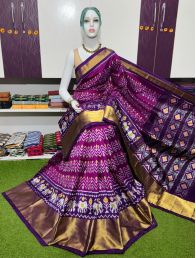 PSRGIDSS5Y09BBCD12- Ikat silk saree