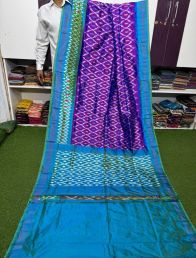 PSRGILWS5Y20XZDC38- light weight Ikat silk saree
