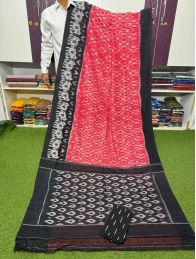 PSRGICTS5Y11INDC26- Ikat cotton saree