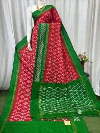 PASKILWS5Y10XEDC37- light weight Ikat silk saree