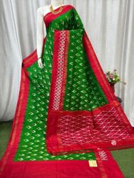PASKILWS5Y10XEDC42- light weight Ikat silk saree