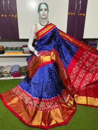 PSRGIDSS5Y20BBCC42- Ikat silk saree