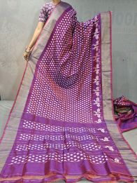 PGMRIDSS5M31TSDC09- Ikat silk saree