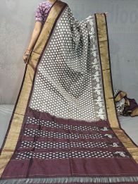 PGMRIDSS5M31TSDC10- Ikat silk saree