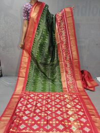 PGMRIDSS5M31TSDC15- Ikat silk saree