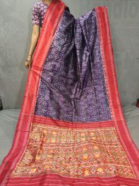 PGMRIDSS5M31TSDC16- Ikat silk saree