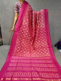 PGMRIDSS5M31TSDC51- Ikat silk saree