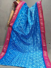 PGMRILWS5A07XECD18- light weight Ikat silk saree