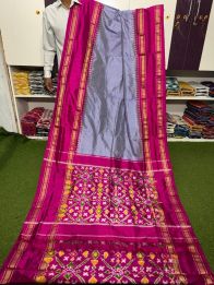 PSRGIDSS5A05TZDD10- Ikat silk saree