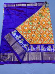 PSSIFSLG5A07SZDC17- Free Size Ikat Silk Lehenga