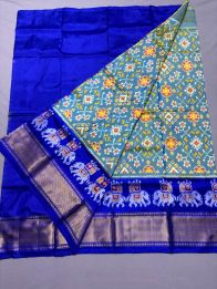 PSSIFSLG5A07SZDC18- Free Size Ikat Silk Lehenga