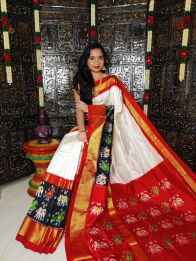 PALUIDSS5A06NCDC47- Ikat silk saree