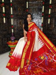 PALUIDSS5A07BSCC03- Ikat silk saree