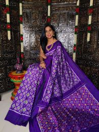 PALUIDSS5A07BSCC50- Ikat silk saree