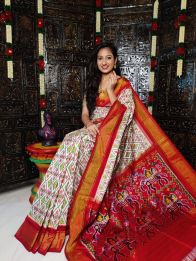 PALUIDSS5A09NSCD24- Ikat silk saree
