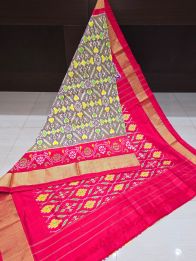 PANHIDSS5A09BNCC12- Ikat silk saree
