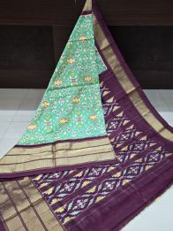 PANHIDSS5A09BNCC14- Ikat silk saree