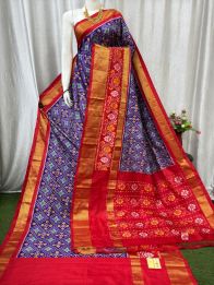 PASKIDSS5A06NCCD01- Ikat silk saree