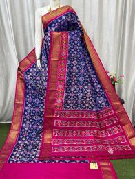 PASKIDSS5A06NCCD03- Ikat silk saree