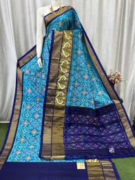 PASKIDSS5A06NCCD04- Ikat silk saree