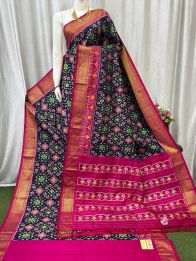 PASKIDSS5A06NCCD11- Ikat silk saree