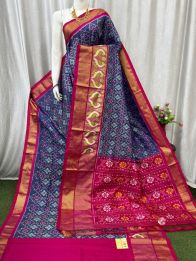 PASKIDSS5A06NCCD16- Ikat silk saree