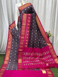 PASKIDSS5A06NCCD18- Ikat silk saree