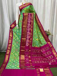 PASKIDSS5A06NCCD20- Ikat silk saree