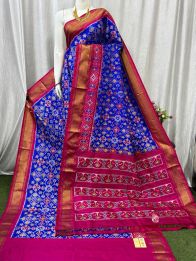 PASKIDSS5A06NCCD23- Ikat silk saree
