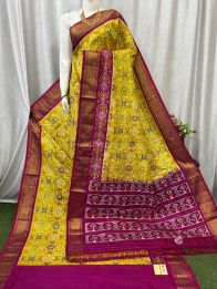 PASKIDSS5A06NCCD26- Ikat silk saree