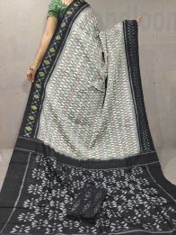 PGMRICTS5A07INDC13- Ikat cotton saree